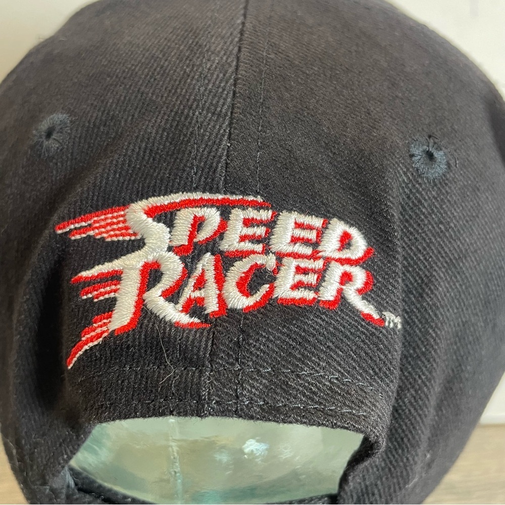 Speed Racer Embroidered Black Cap. Racewear. OS. NWT. - Picture 5 of 12